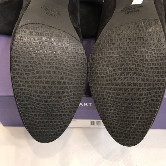 SOLD 🛍 NWT STUART WEITZMAN Black Suede Boots - Picture 8 of 8